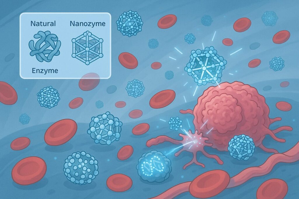 Perbandingan enzim alami dan nanozyme dalam penghancuran sel kanker sebagai bagian dari teknologi masa depan biomedis